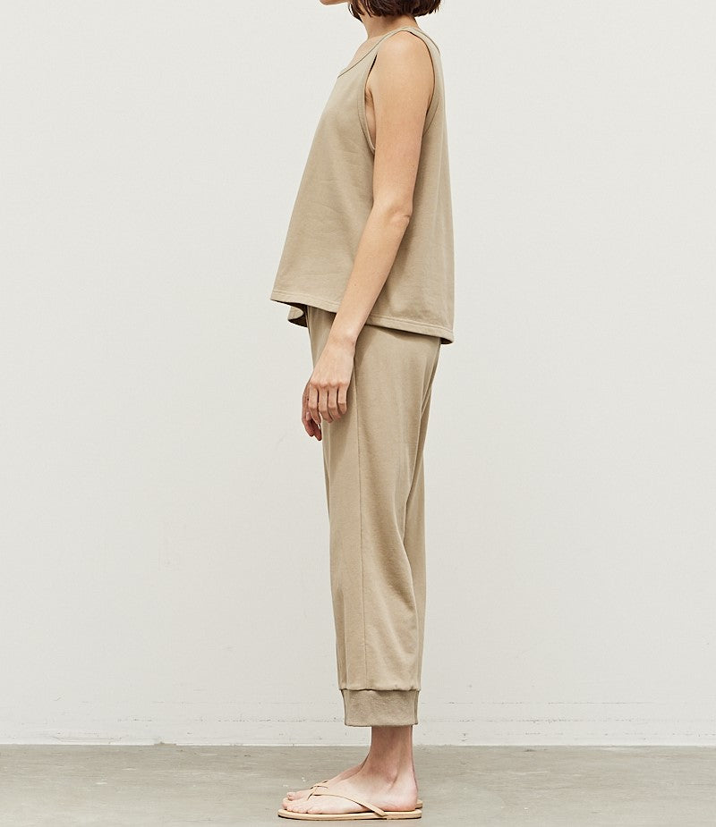 TERRY KNIT SIDE SLIT TANK