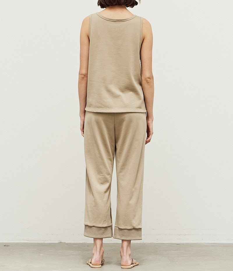 TERRY KNIT SIDE SLIT TANK