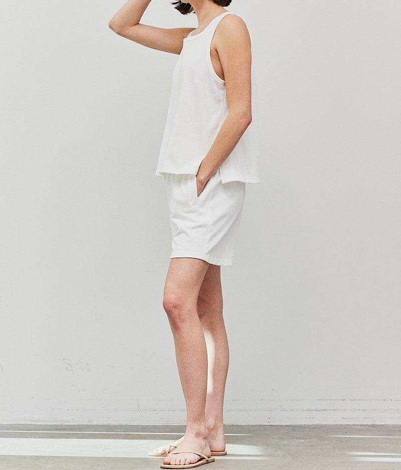 TERRY KNIT SIDE SLIT TANK