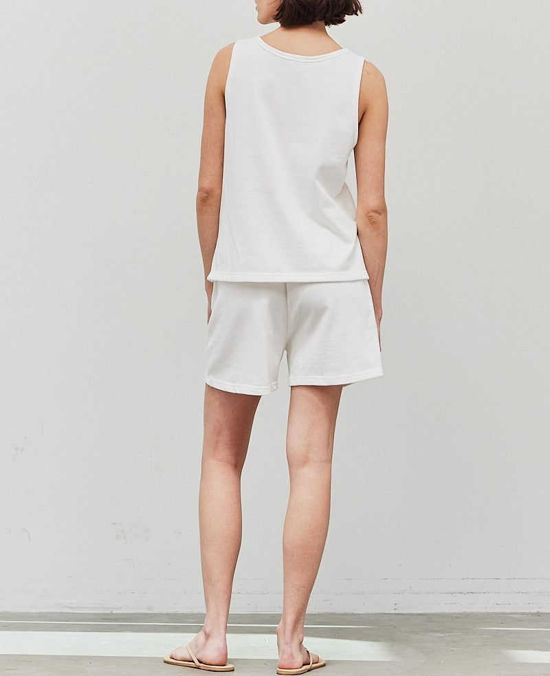 TERRY KNIT SIDE SLIT TANK