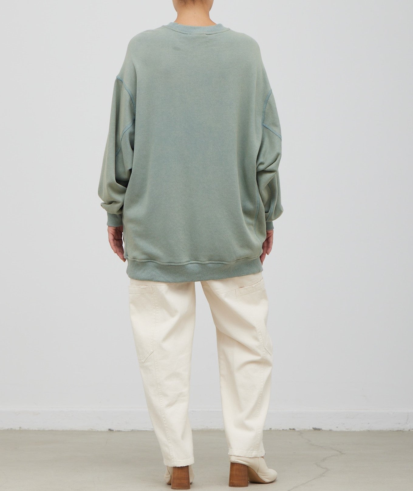 STONE WASHED TERRY TUNIC