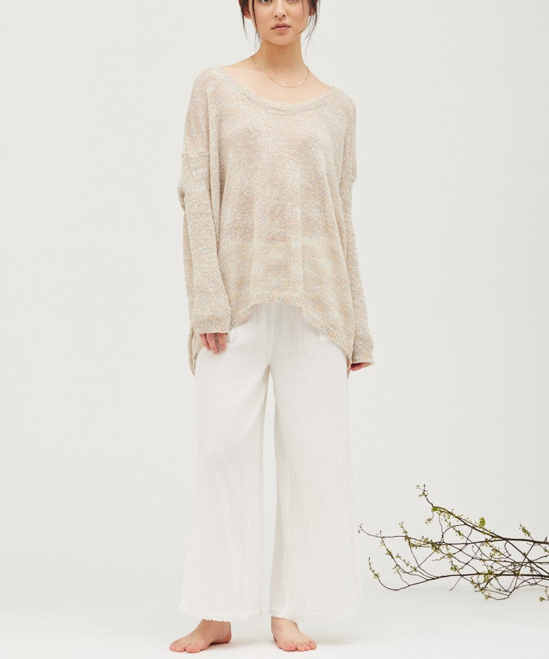 SUMMMER SLUB KNIT