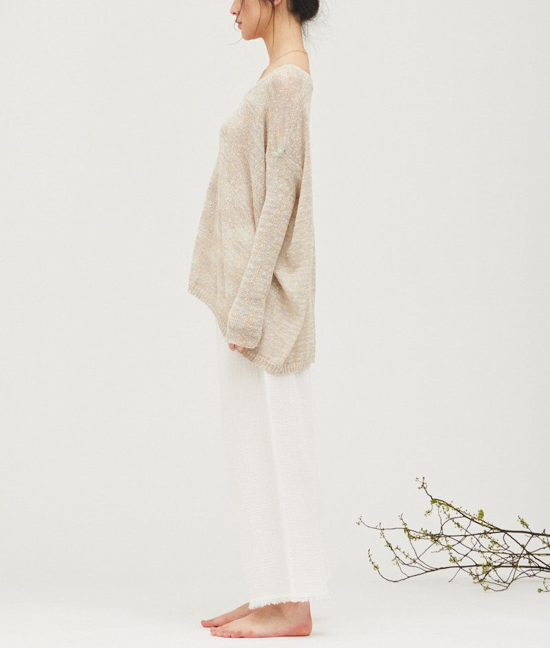 SUMMMER SLUB KNIT
