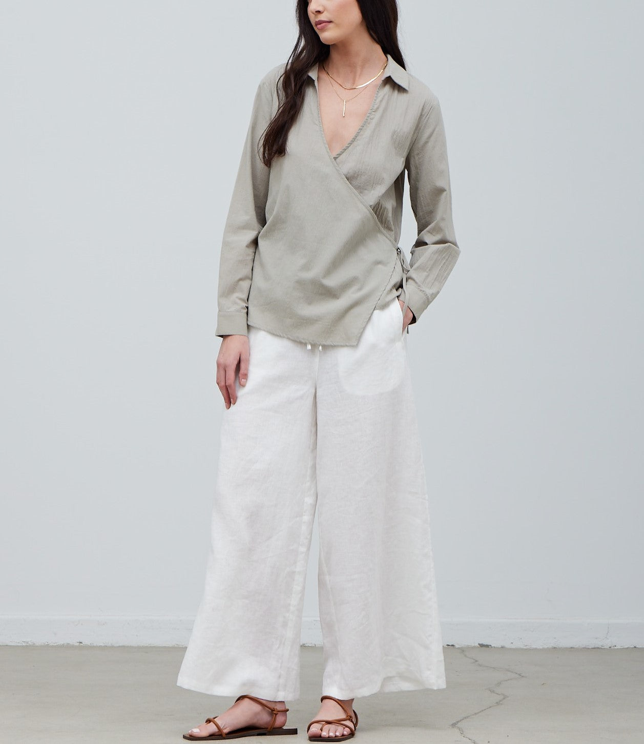 COTTON SURPLICE SHIRTS