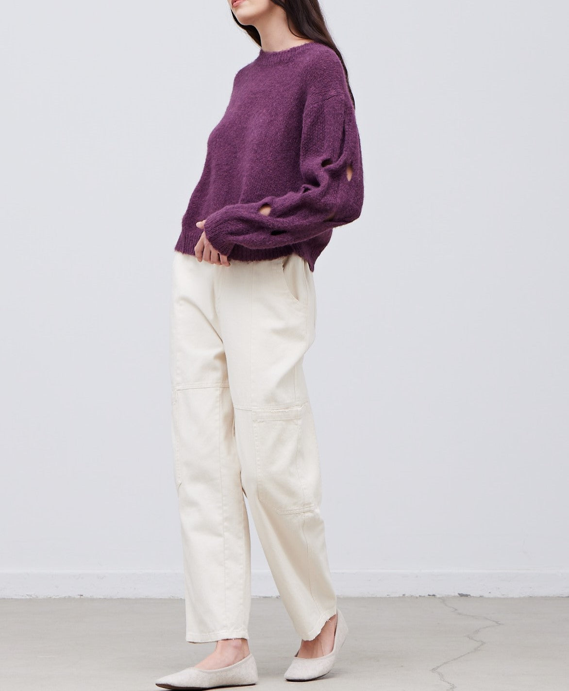 DETAILED PULLOVER SWEATER