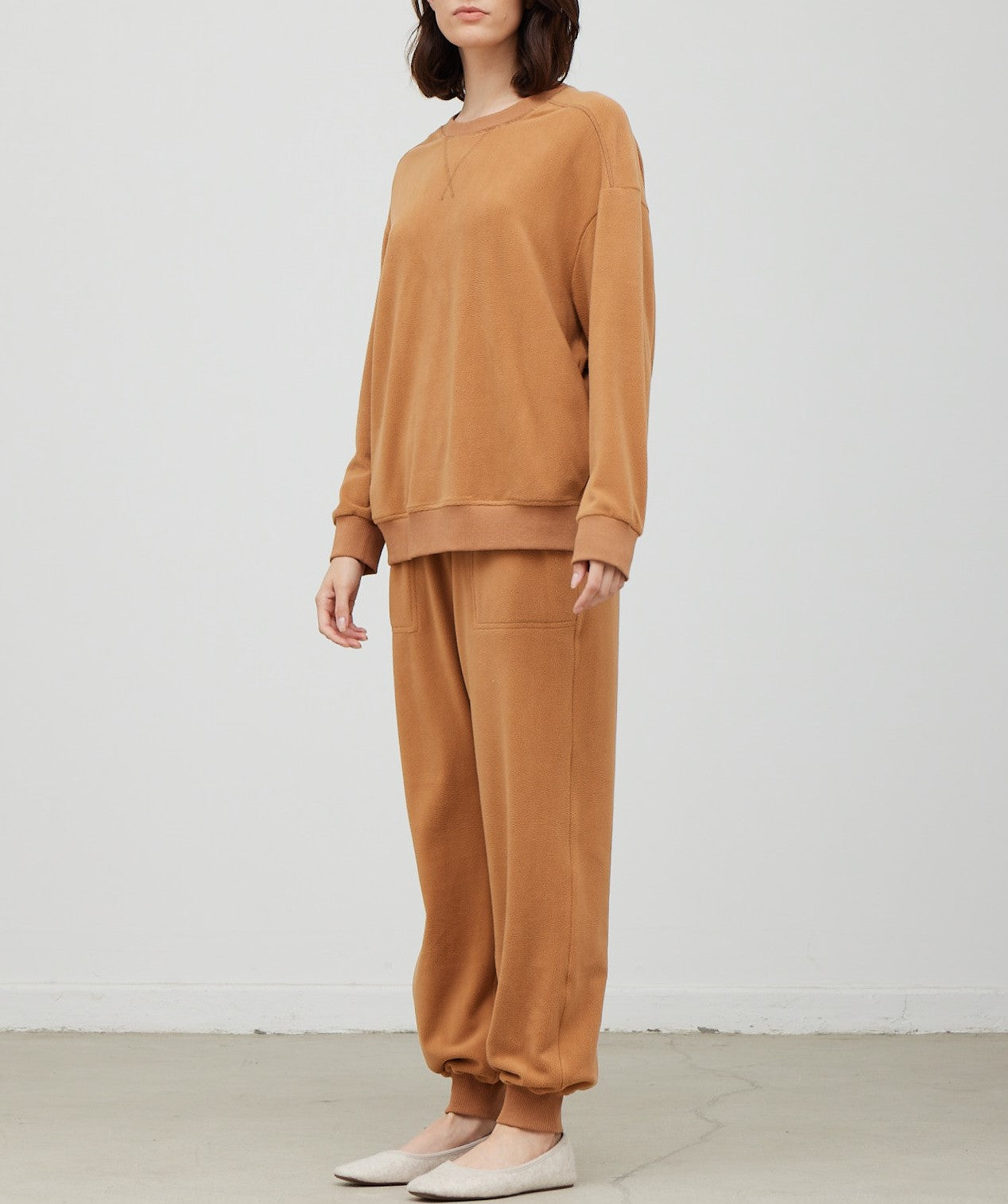 FUZZY TERRY OVERSIZE TOP