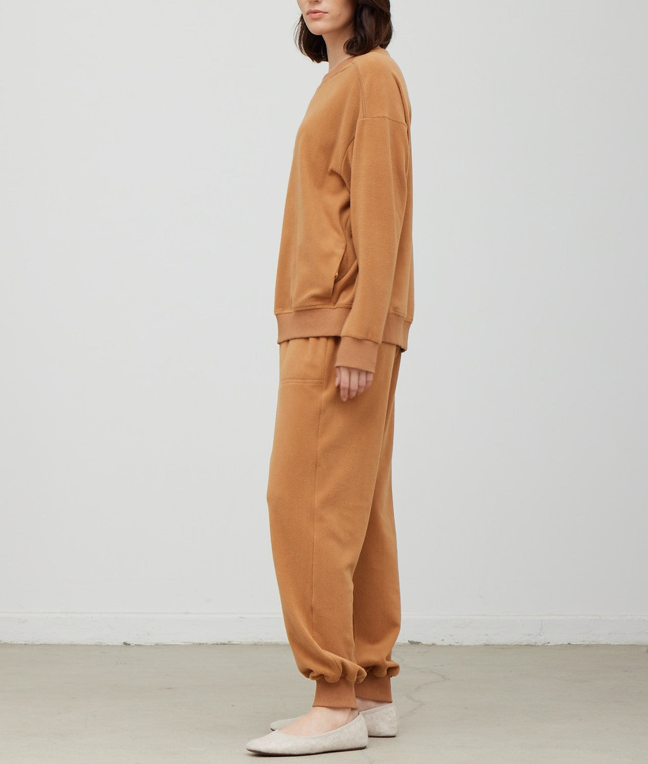 FUZZY TERRY OVERSIZE TOP