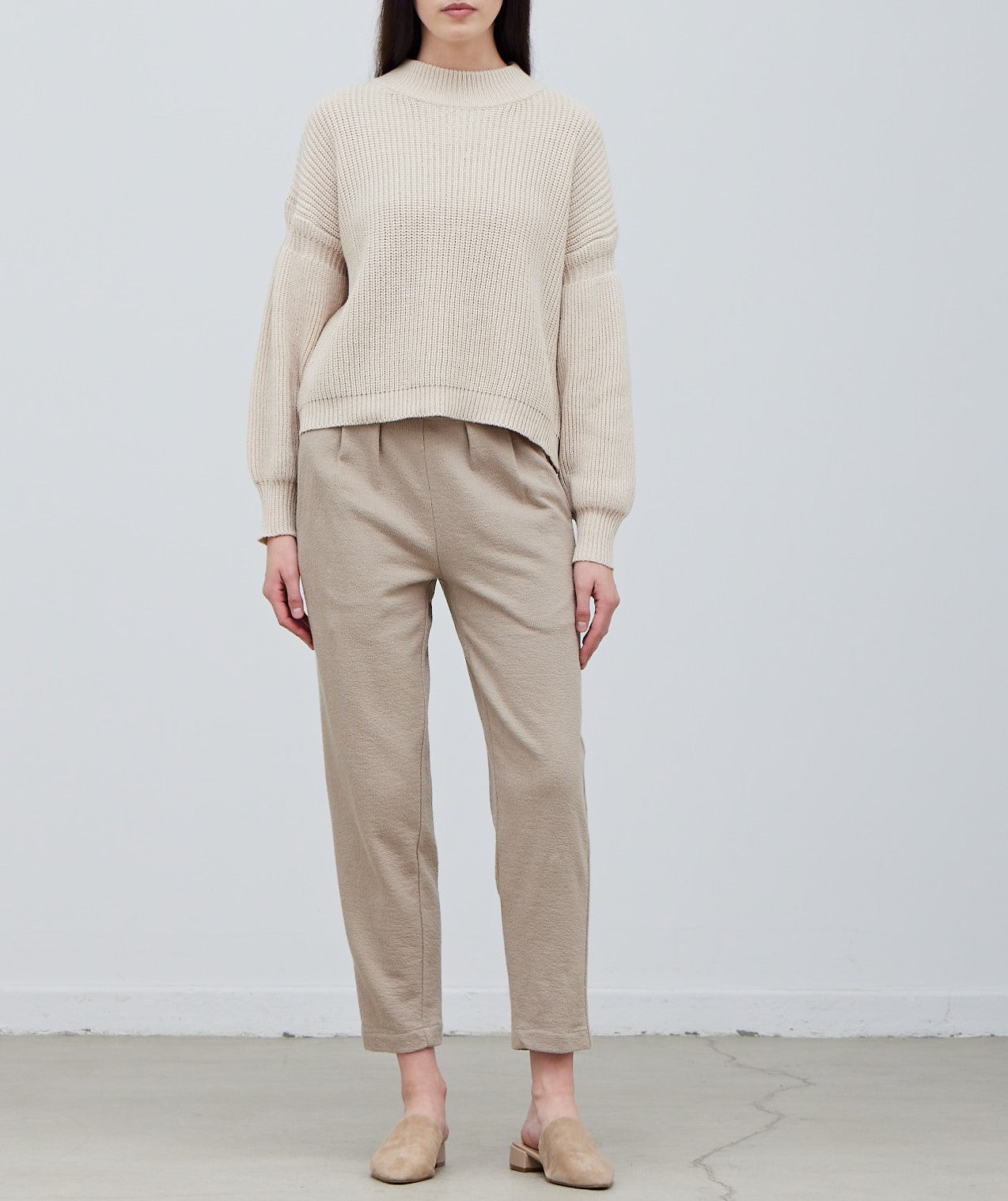 MOCK NECK SWEATER