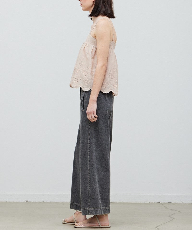 EYELET CAMI TOP