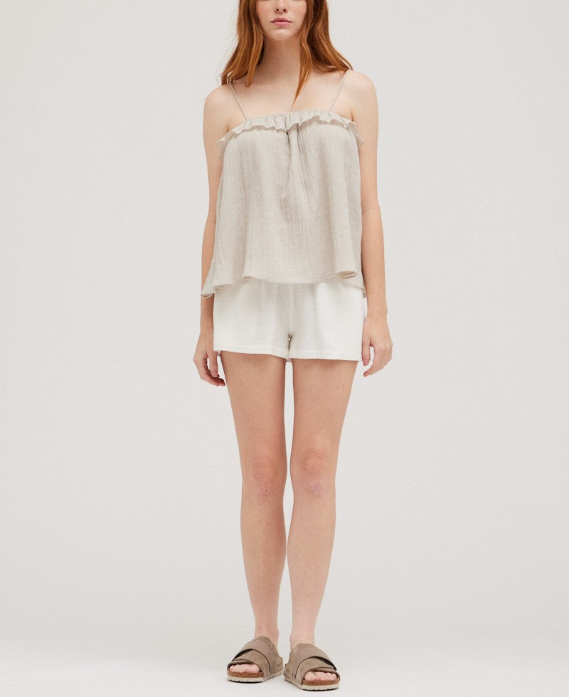 RUFFLE CAMI TOP