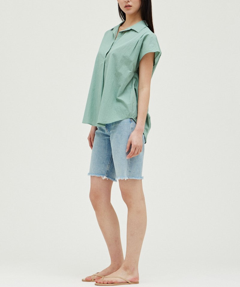 COCOON COTTON SHIRT