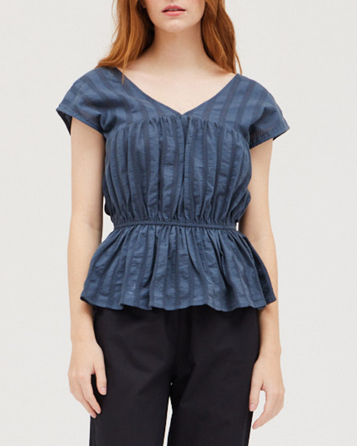 SHIRRED COTTON TOP
