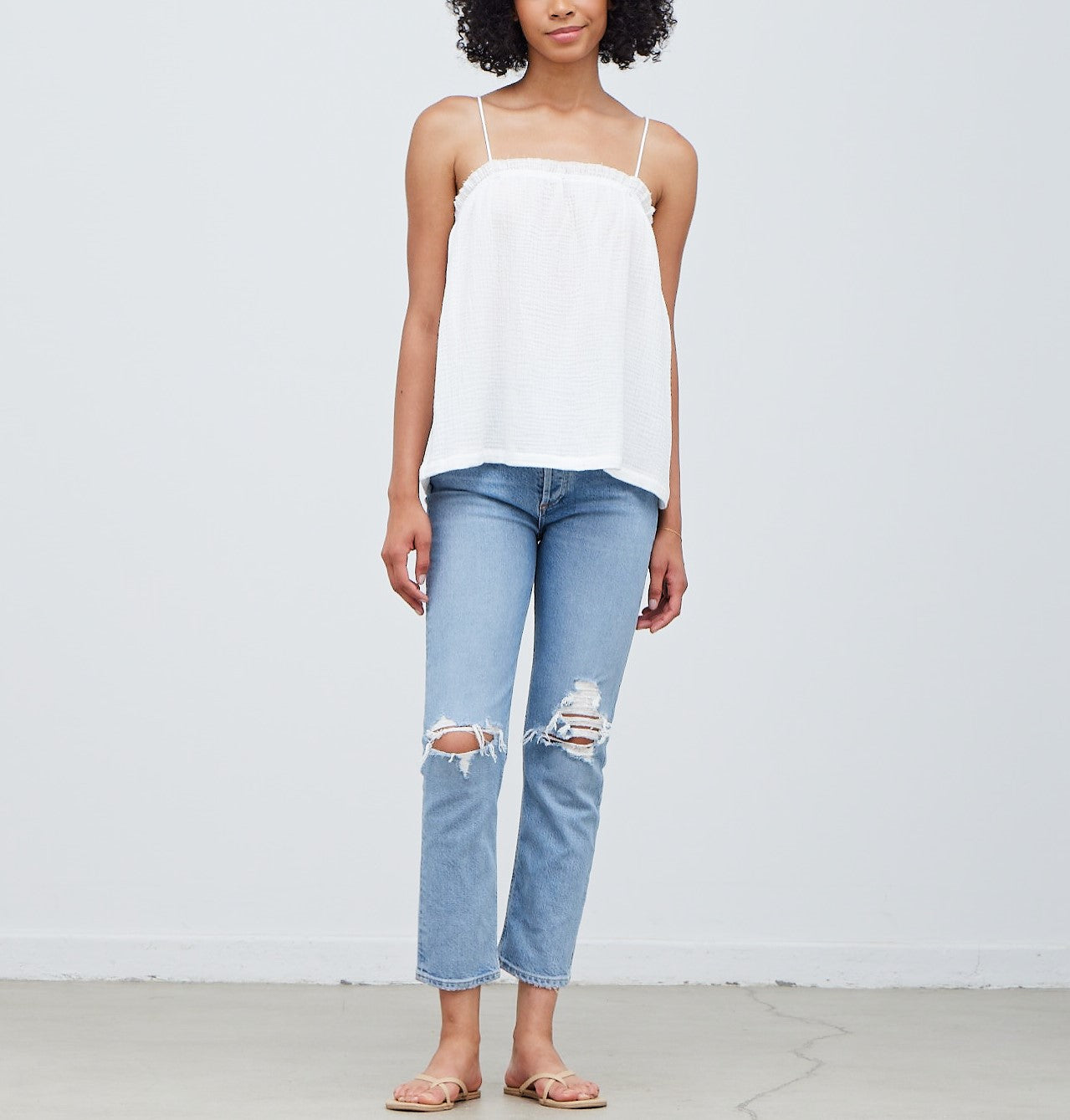 GAUZE TUBE TOP