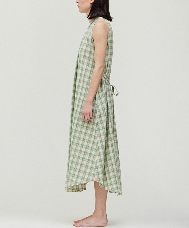 COTTON PLAID DRESS