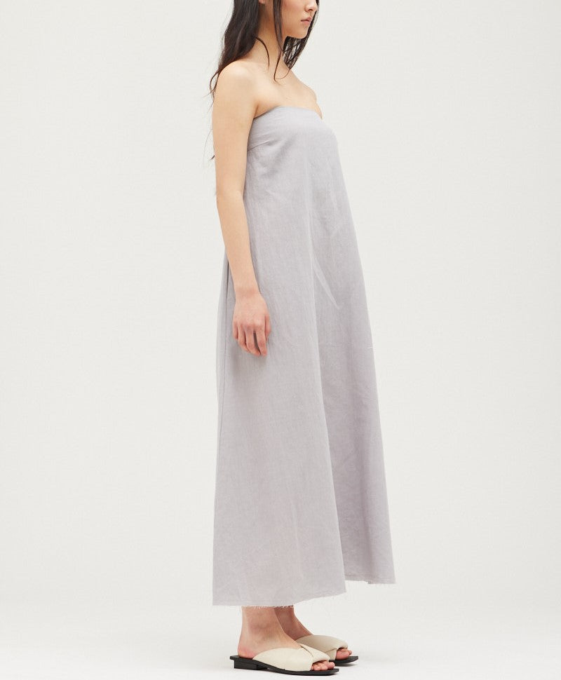 STRAPLESS COLUMN DRESS