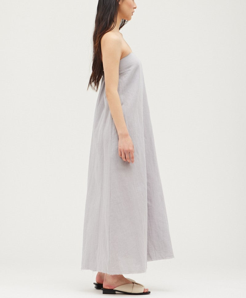 STRAPLESS COLUMN DRESS