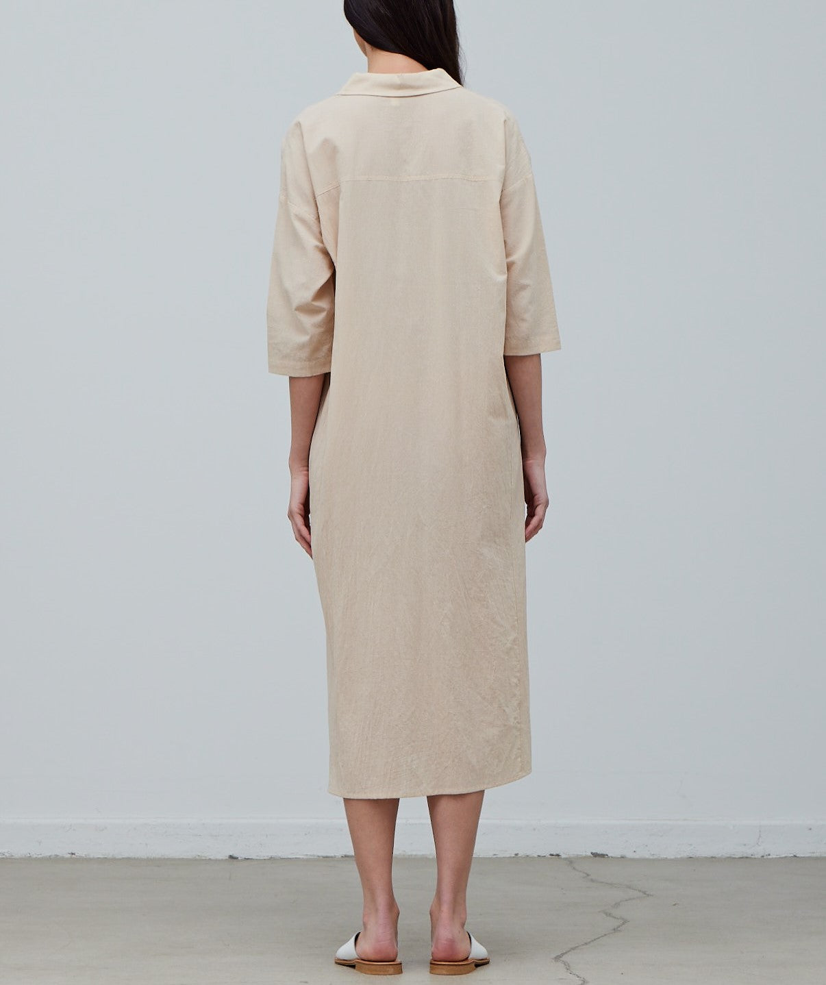COTTON SHIRT DRESS