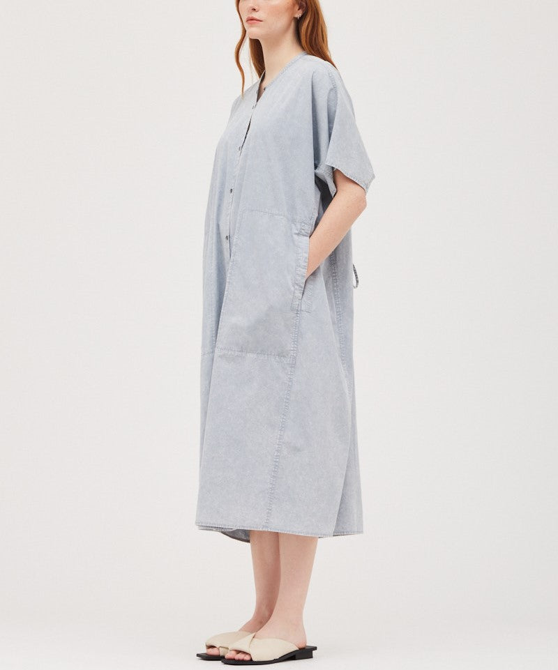 OVERSIZED COTTON SHIRT DRESS