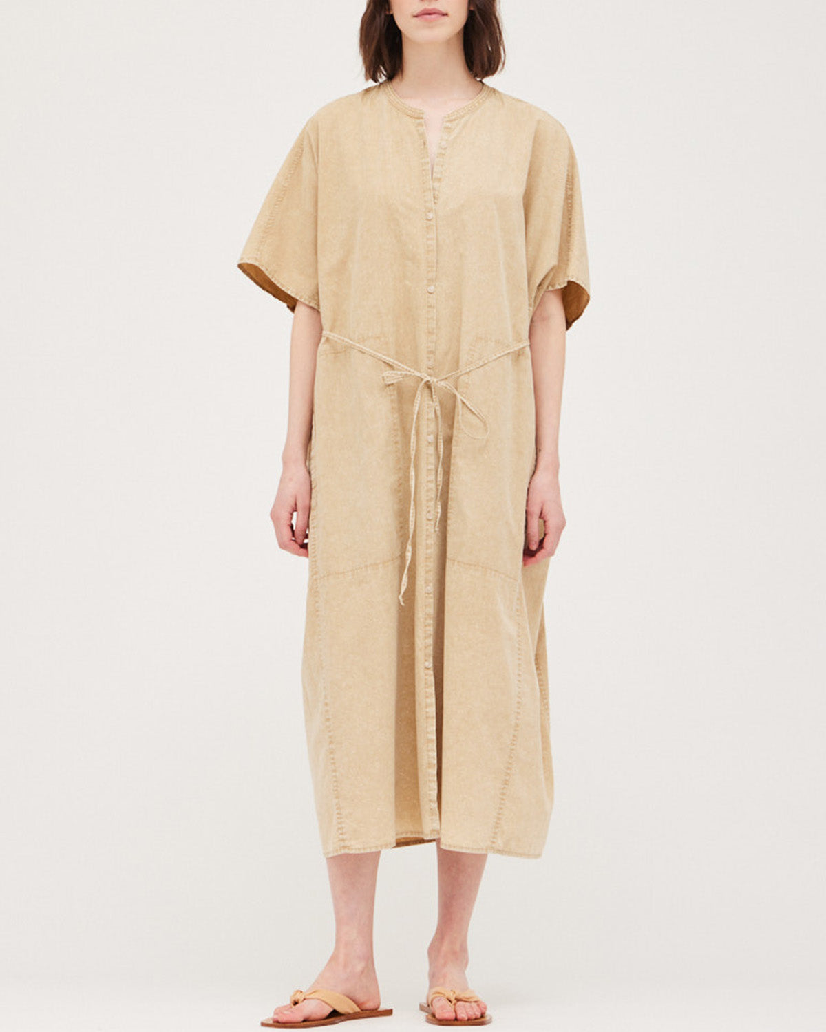 OVERSIZED COTTON SHIRT DRESS