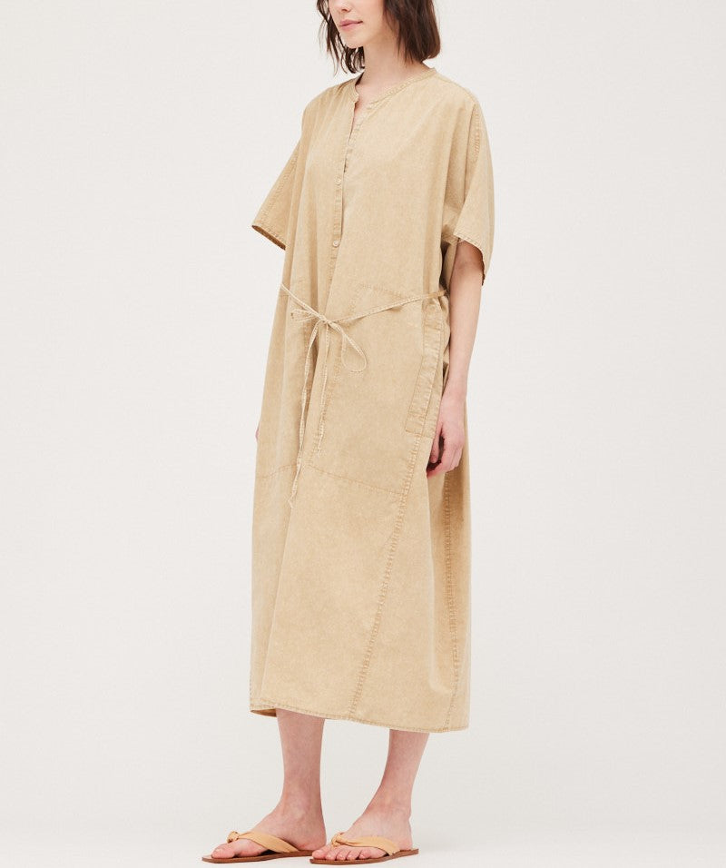 OVERSIZED COTTON SHIRT DRESS