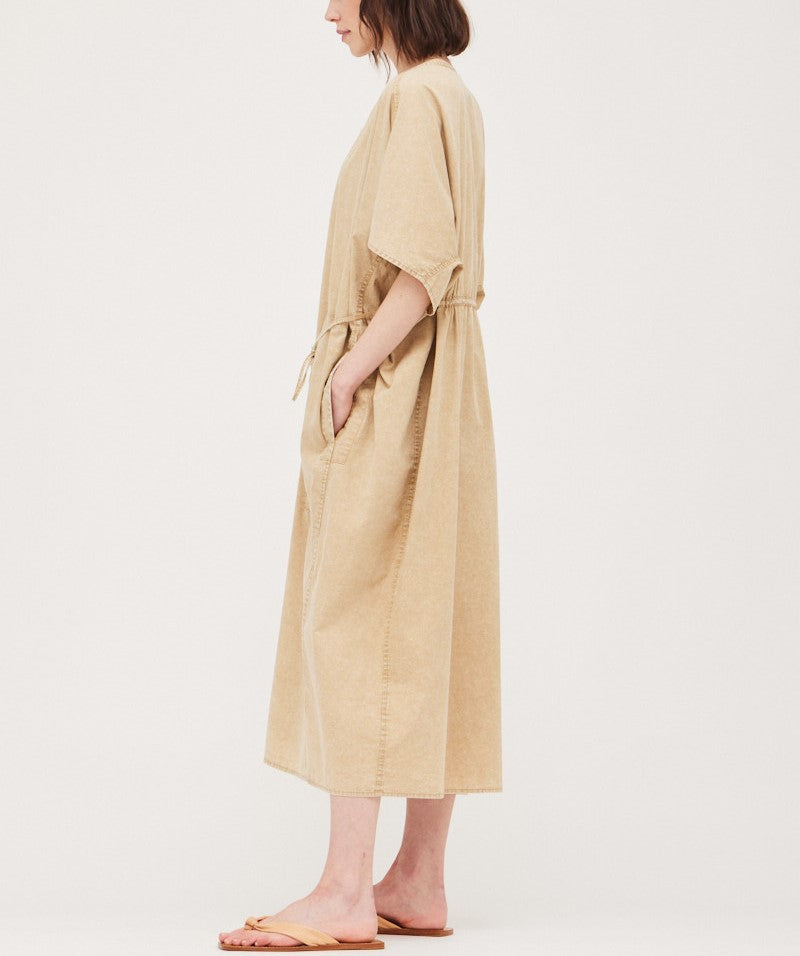 OVERSIZED COTTON SHIRT DRESS