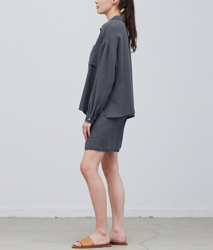 COTTON DOUBLE GAUZE SHIRT