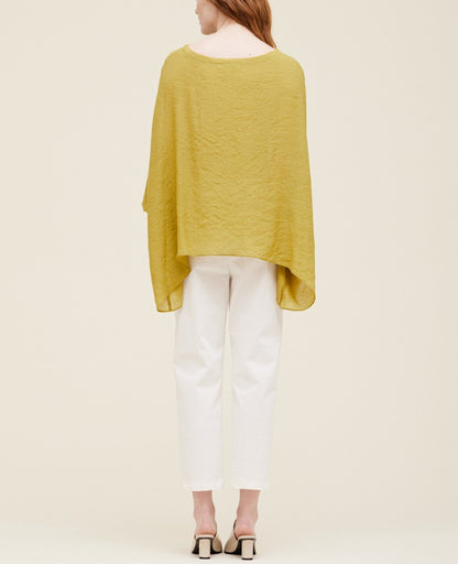 SMOCKED SLEEVE BLOUSE