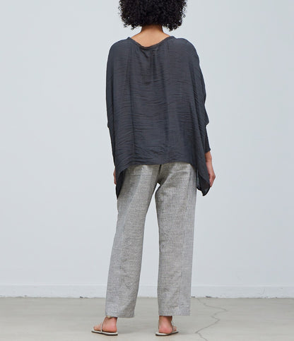 SMOCKED SLEEVE BLOUSE