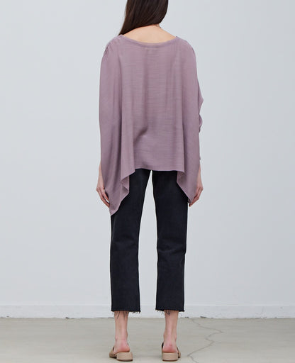 SMOCKED SLEEVE BLOUSE