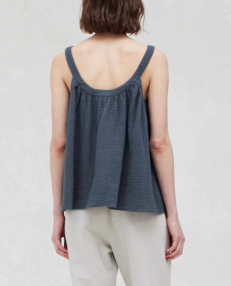 SOLID GAUZE TOP