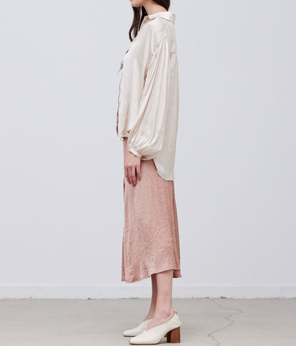 SOLID SATIN SHIRTS BLOUSE