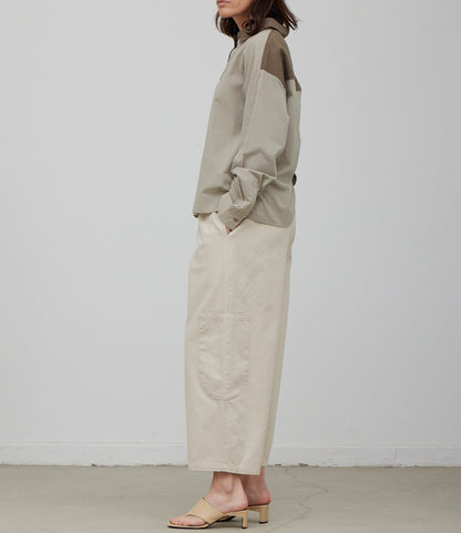 COLOR BLOCK BUTTON UP SHIRT