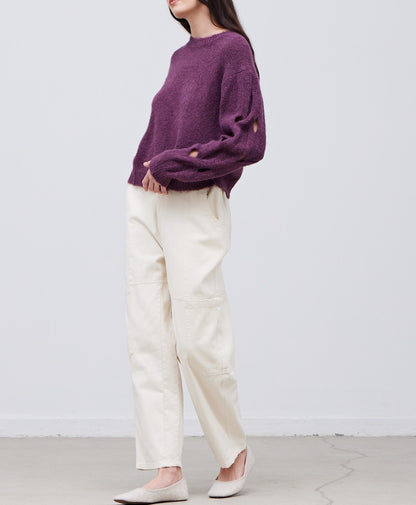 DETAILED PULLOVER SWEATER