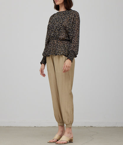 DOLMAN SLEEVE PRINTED BLOUSE