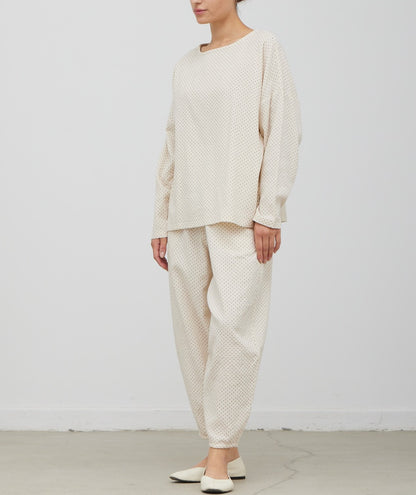 PRINTED GAUZE EASY TOP