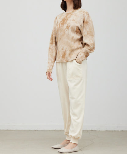 PUFF SLEEVE TIEDYE TOP
