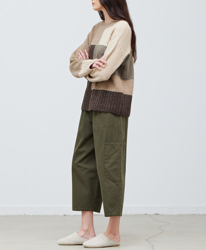 COLOR BLOCK SWEATER TOP