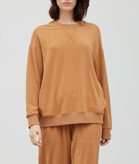 FUZZY TERRY OVERSIZE TOP