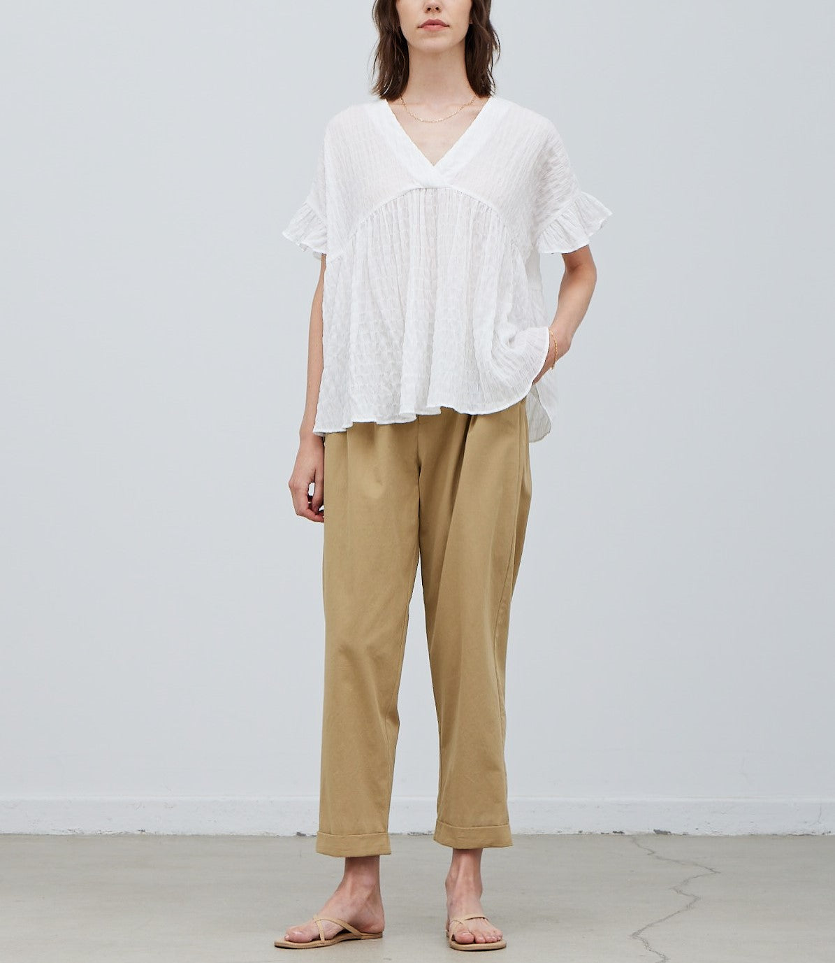 RUFFLED EASY TOP
