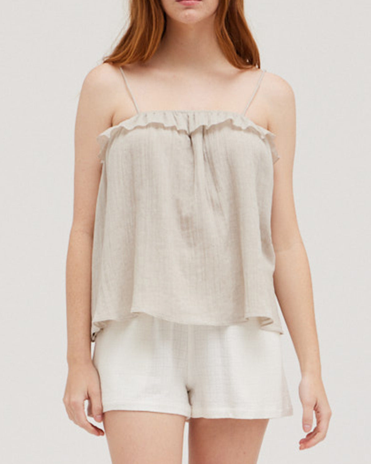 RUFFLE CAMI TOP