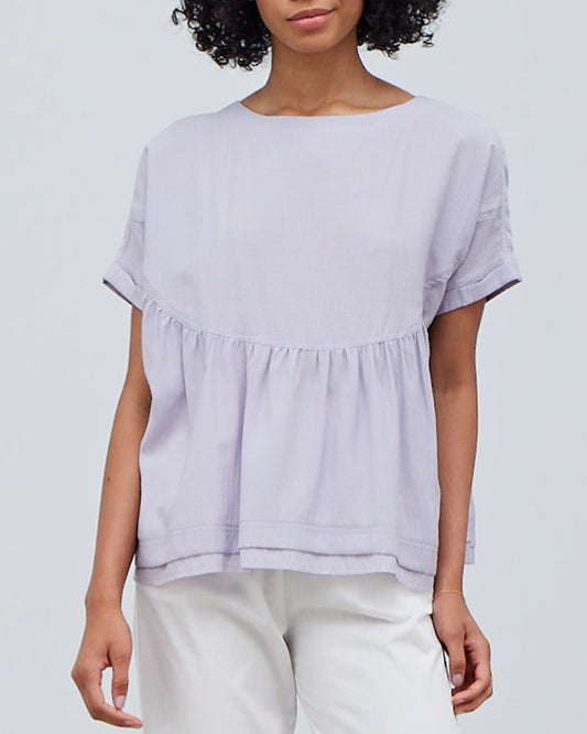 ROUND YOKE BLOUSE