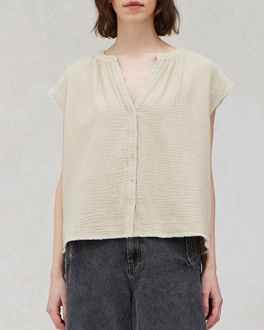 BOXY GAUZE TOP