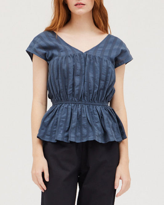 SHIRRED COTTON TOP