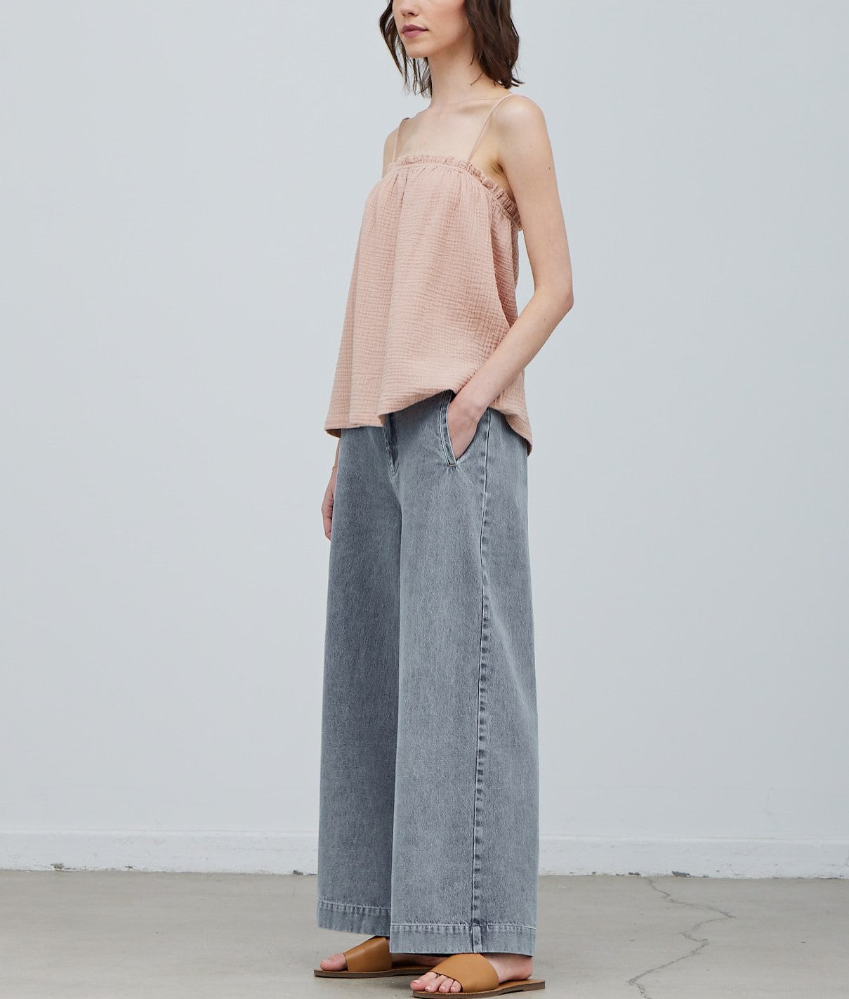 GAUZE TUBE TOP