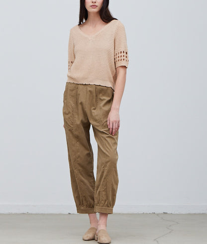KNIT SCALLOP EDGE TOP