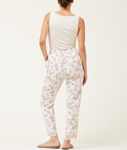 SIDE POCKET COTTON PRINT PANT