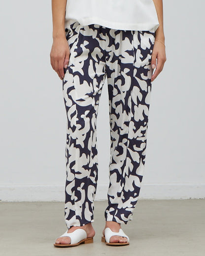 SIDE POCKET COTTON PRINT PANT