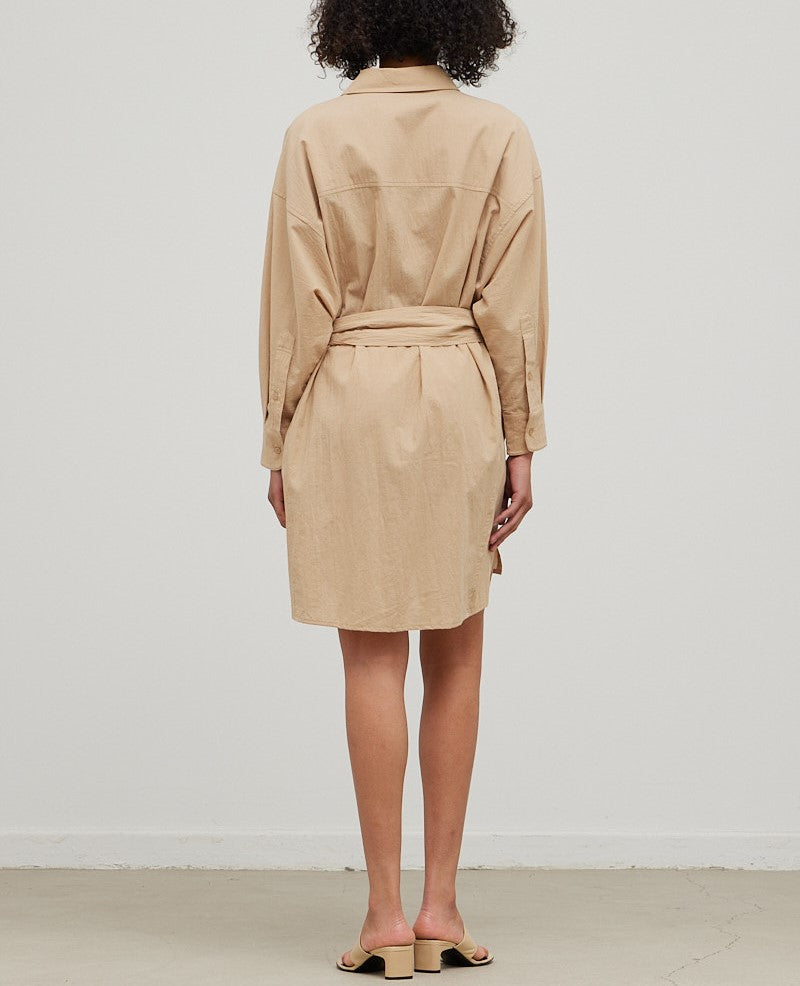 SOLID SHIRTS MINI DRESS