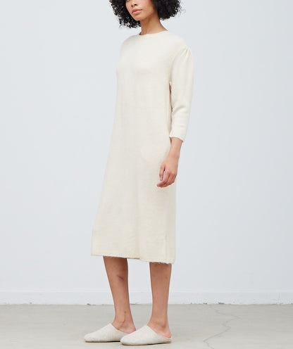 PLAIN SWEATER MIDI DRESS
