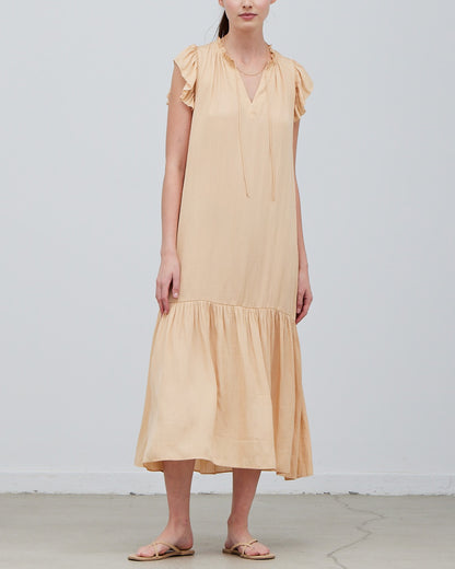 SATIN MAXI DRESS